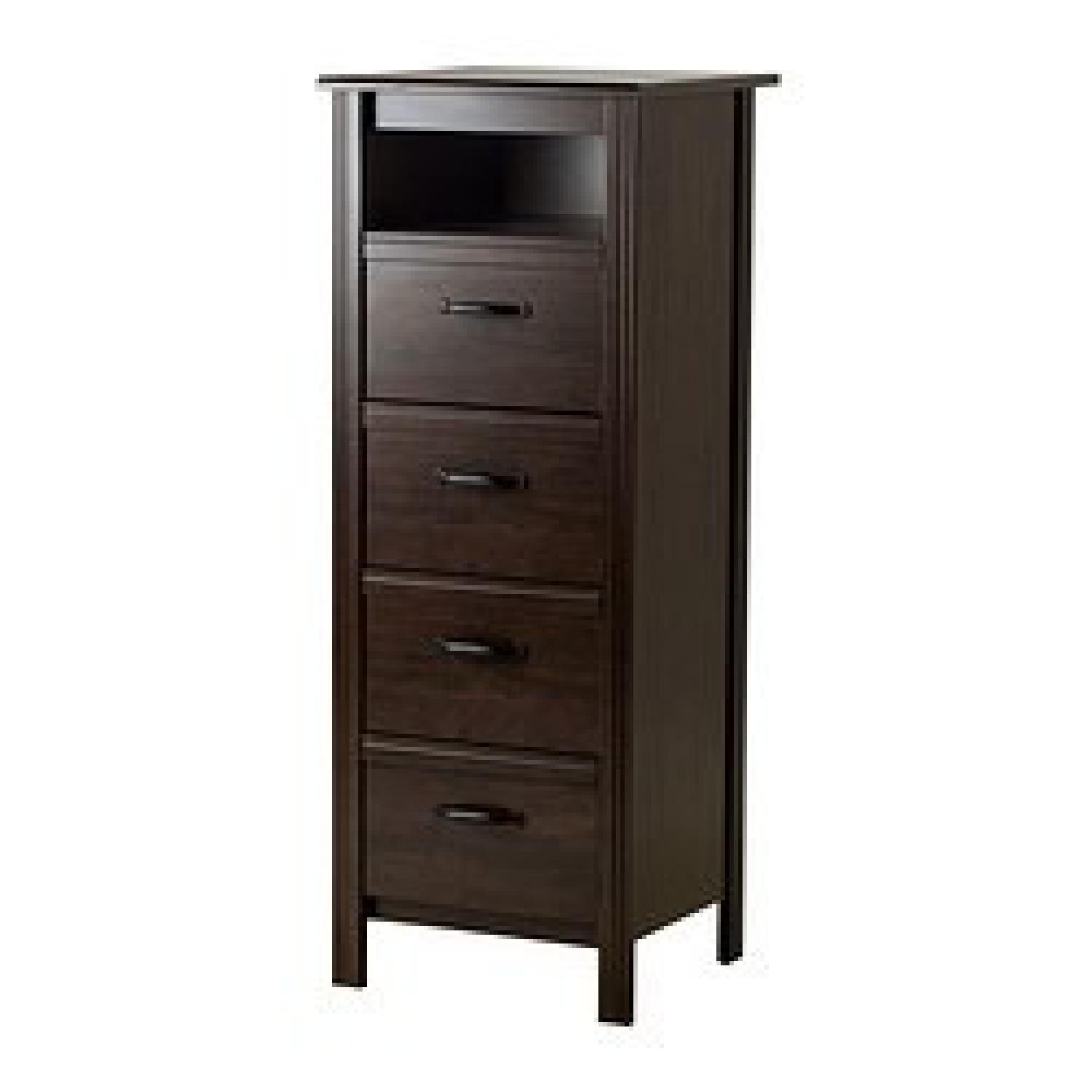 IKEA Brusali 4-drawer Dresser with shelf - image-7