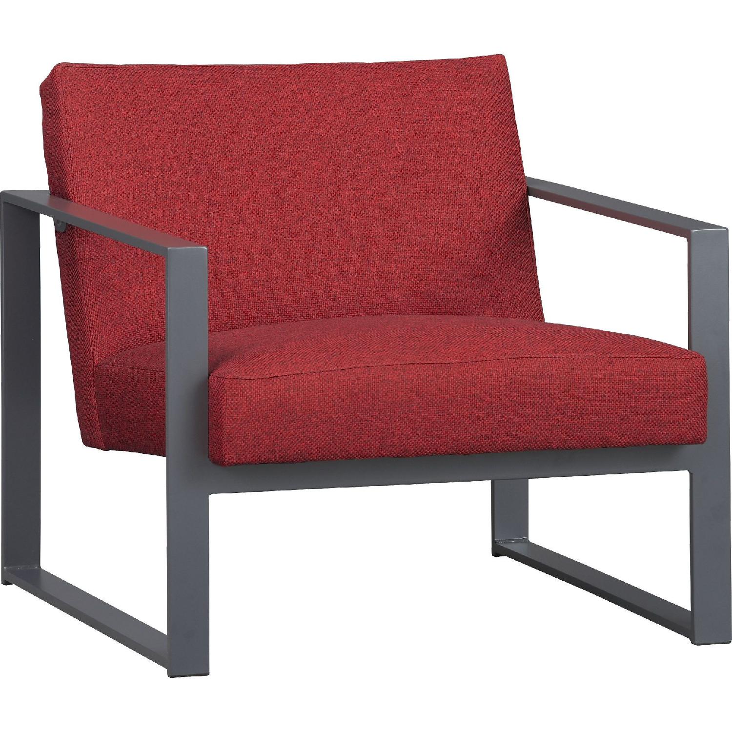 CB2 Specs Chair in Chilli Red - image-6