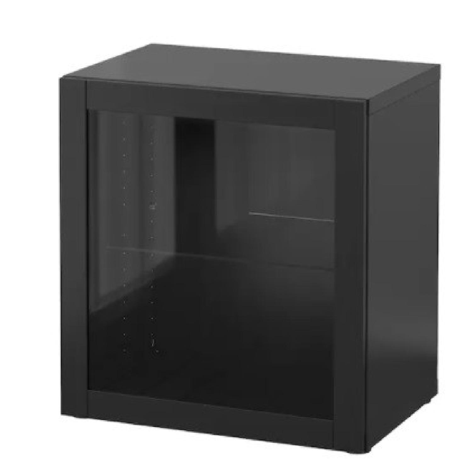 IKEA Besta Bookshelf with Glass Door - image-4
