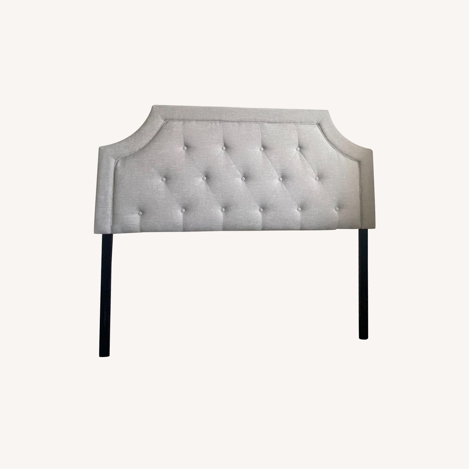 Upholstered Panel Headboard - Full Bed - image-0