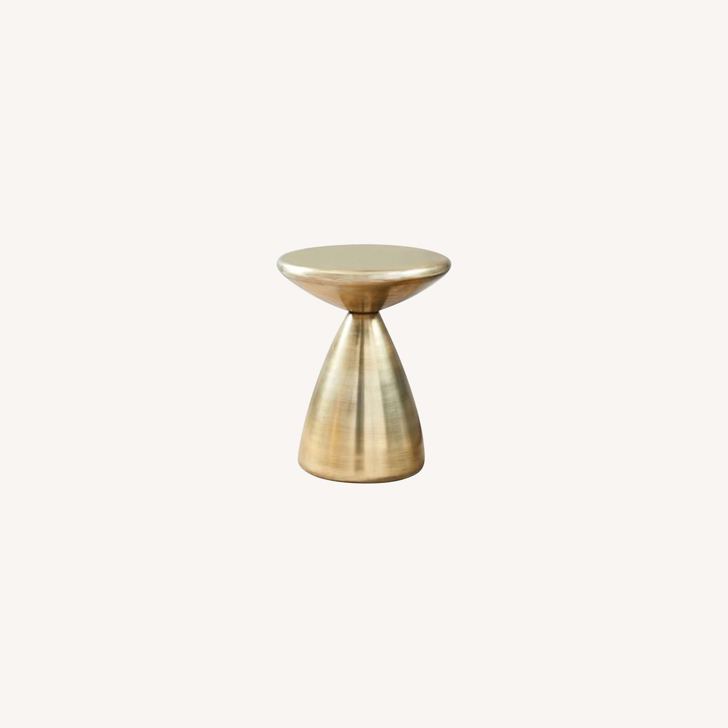 West Elm Cosmo Side Table, Antique Brass AptDeco