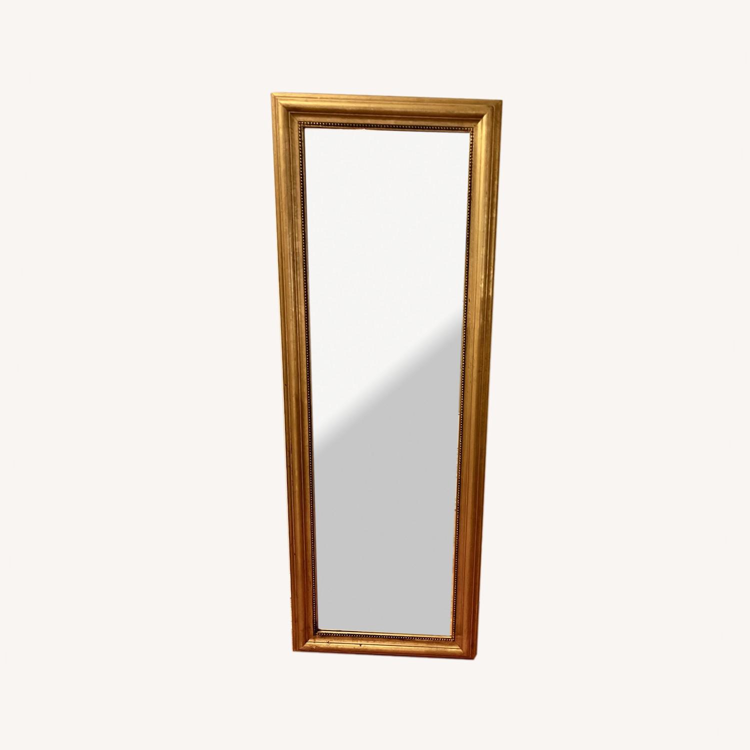 Gold Vintage Floor Mirror - AptDeco
