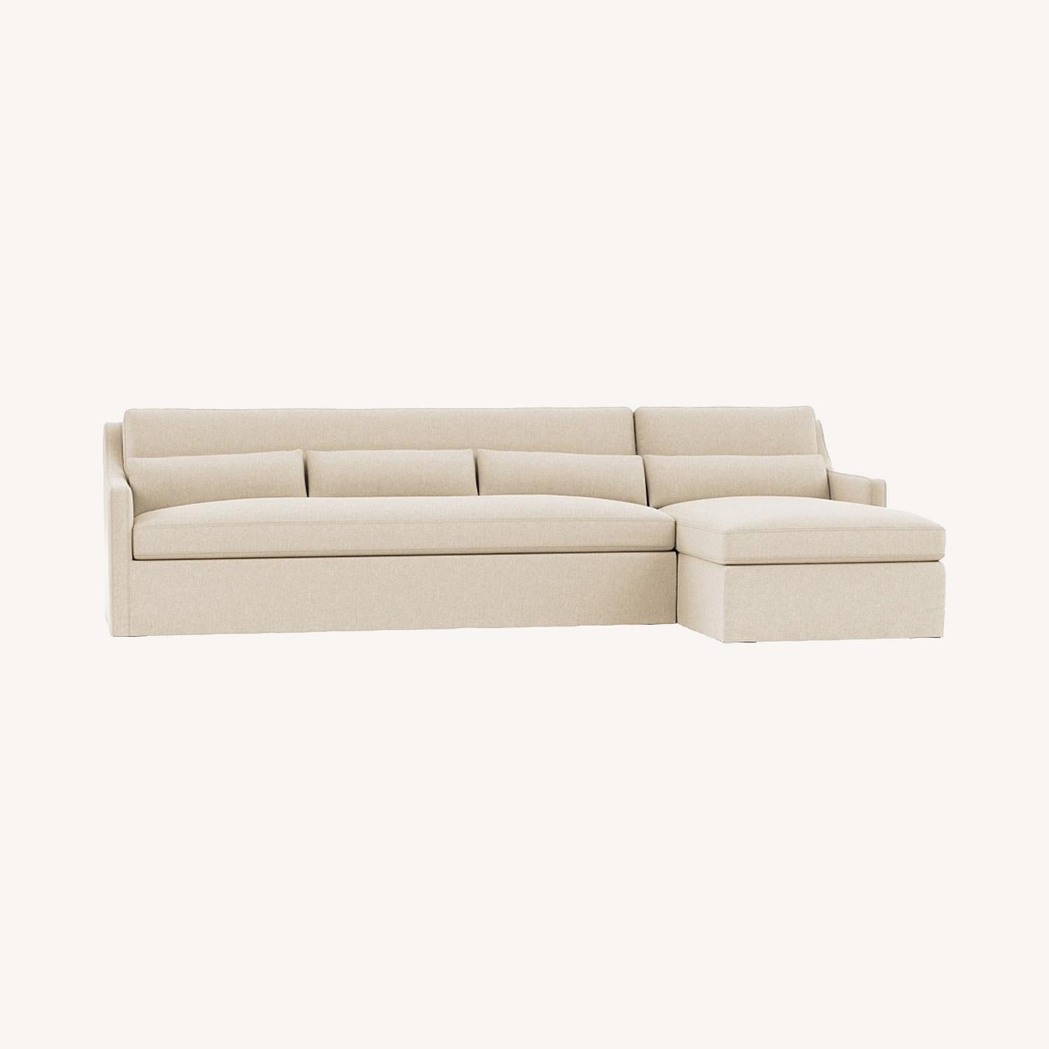 Interior Define Ella Upholstered 1Arm Sofa AptDeco