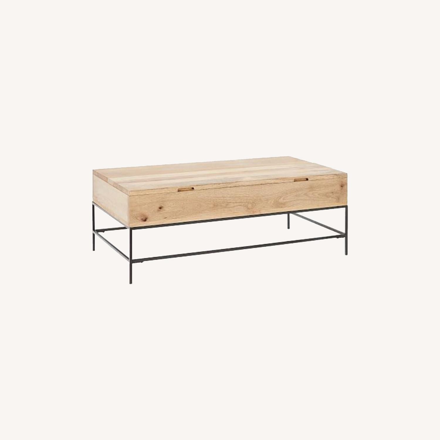 West Elm Industrial Storage Coffee Table - image-0