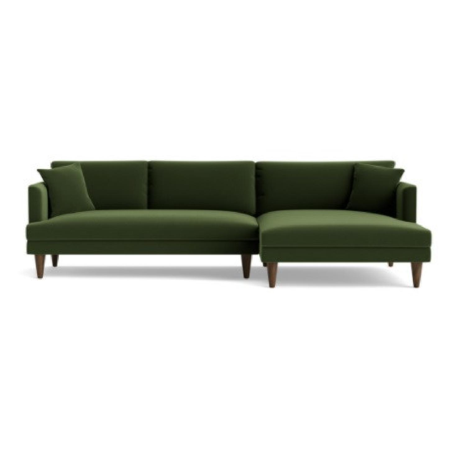 Joybird Royal Evergreen Lewis Sectional - image-8