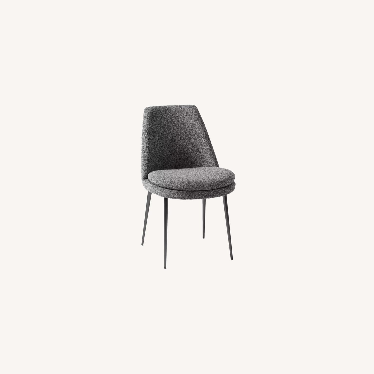 West Elm Finley Low Back Dining Chair, Luxe Boucle AptDeco