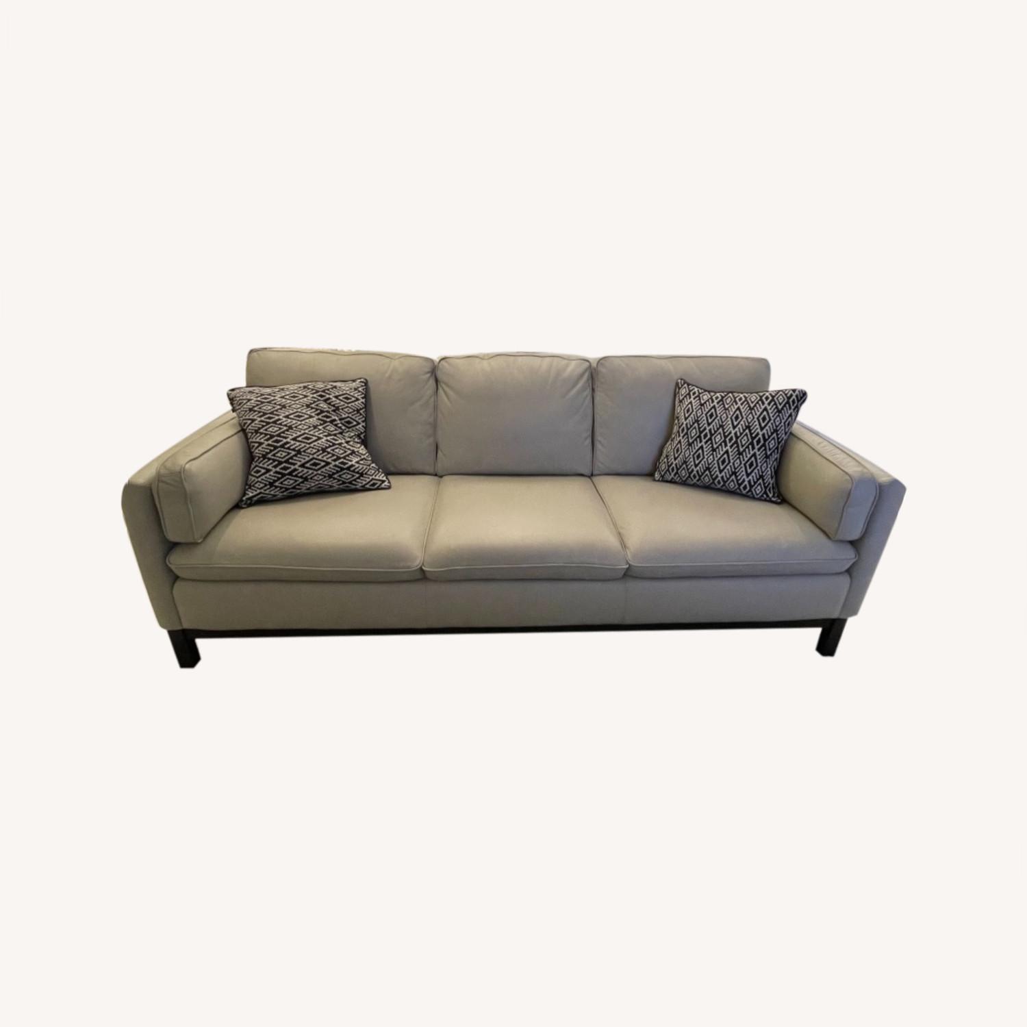 Macys Leather Sofa AptDeco