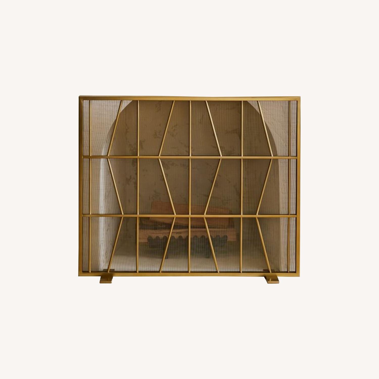 West Elm Phoebe Fireplace Screen AptDeco