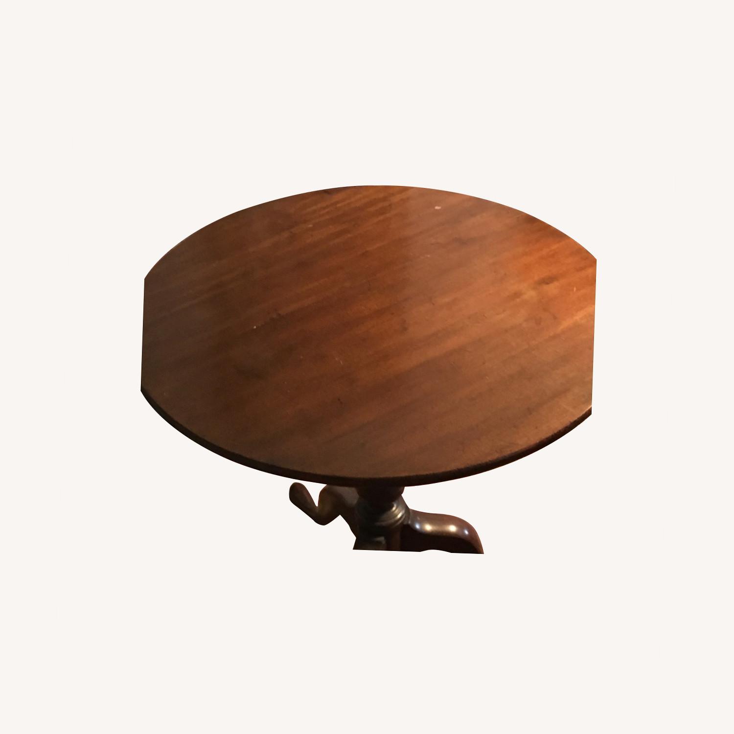 19thC Mahogany Tripod Birdcage EndTable, 29 AptDeco