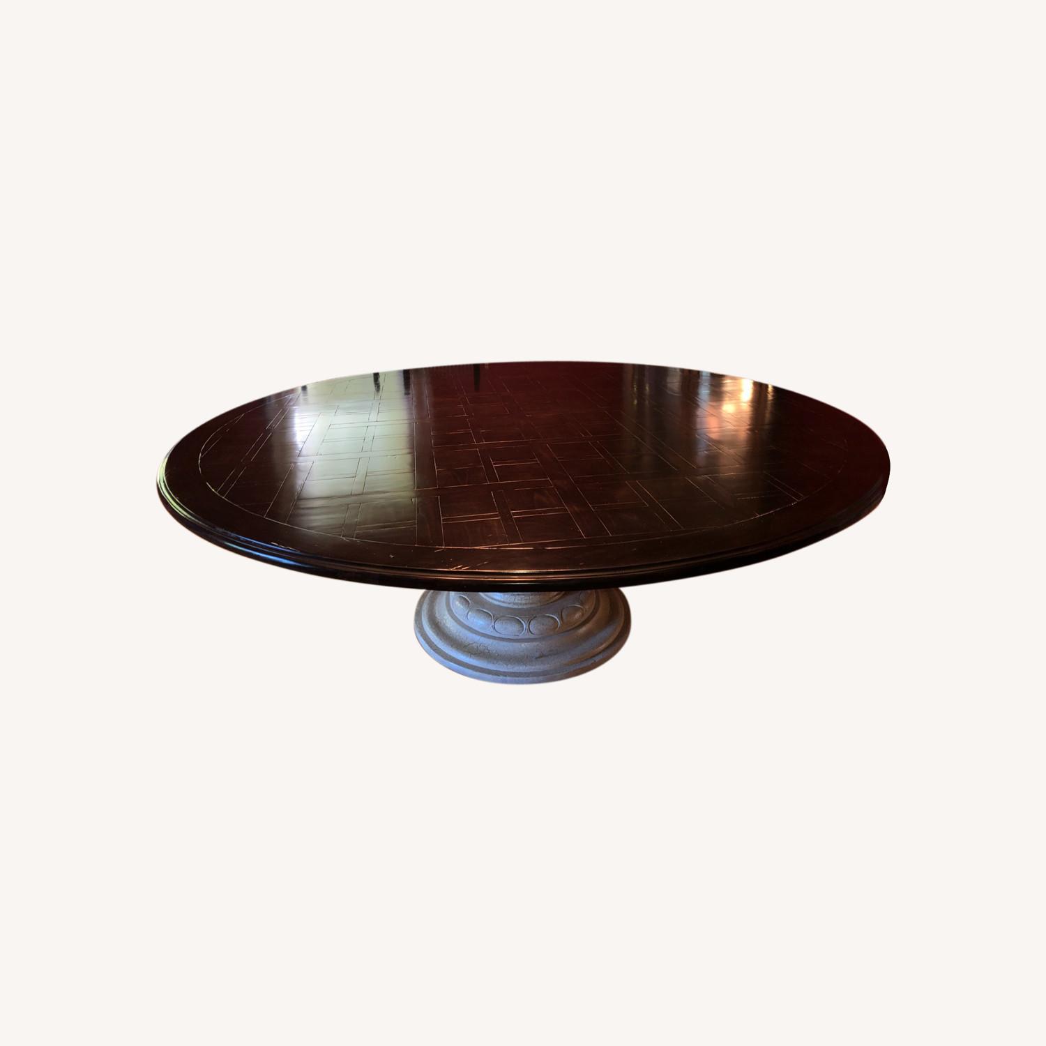 Bausman & Company Round Pedestal Table & 10 Chairs - image-6