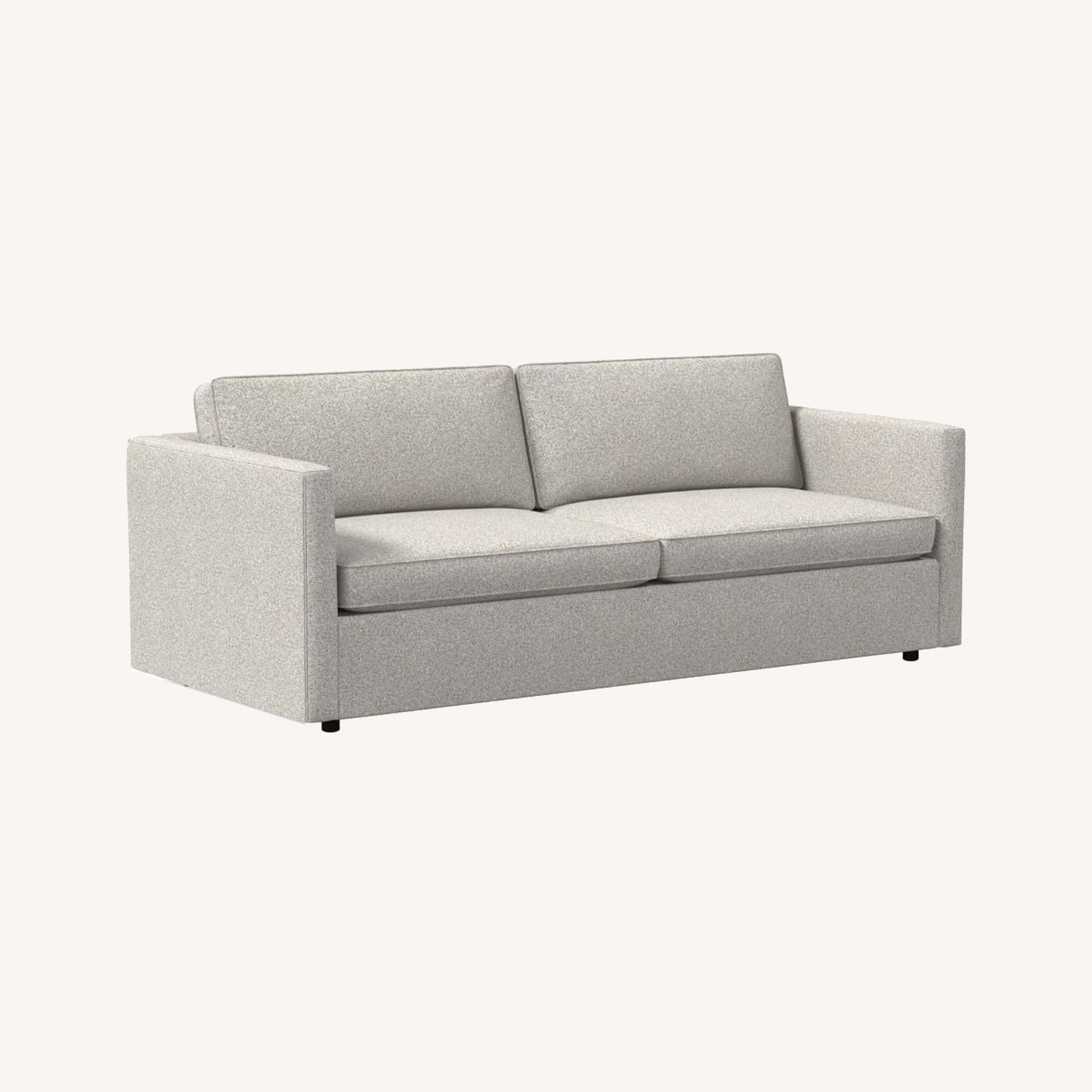 West Elm Harris 86" Sofa, Poly , Chenille Tweed - image-0