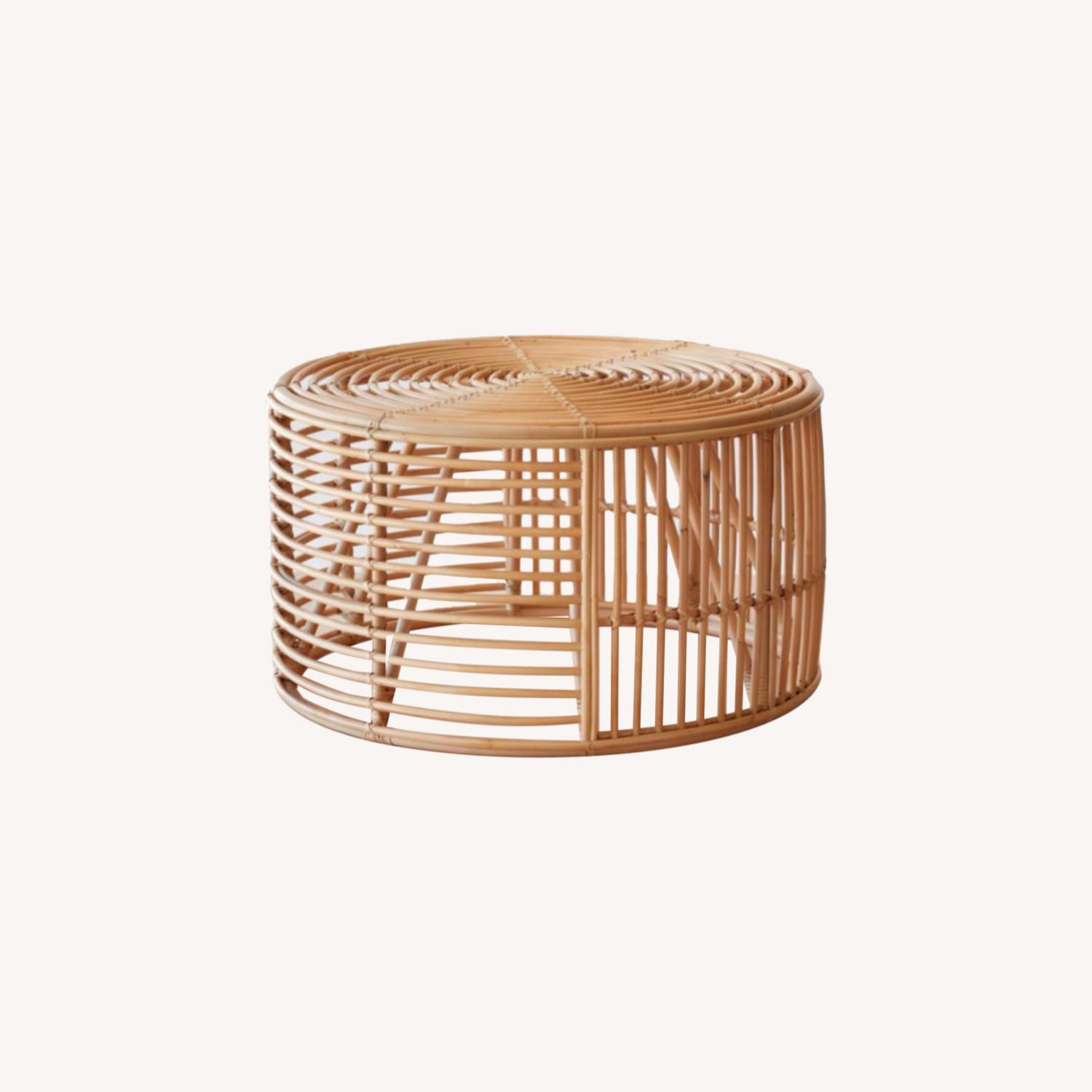 Citizenry Java Rattan Coffee Table - image-0