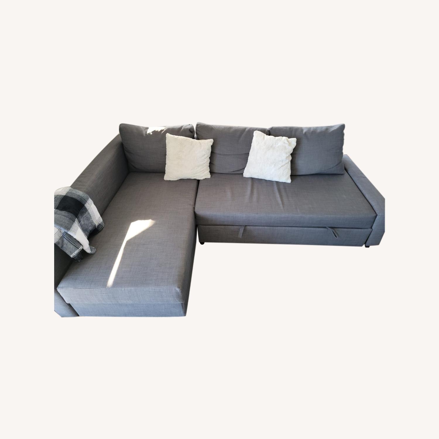 IKEA FRIHETEN Sleeper Sofa - image-0