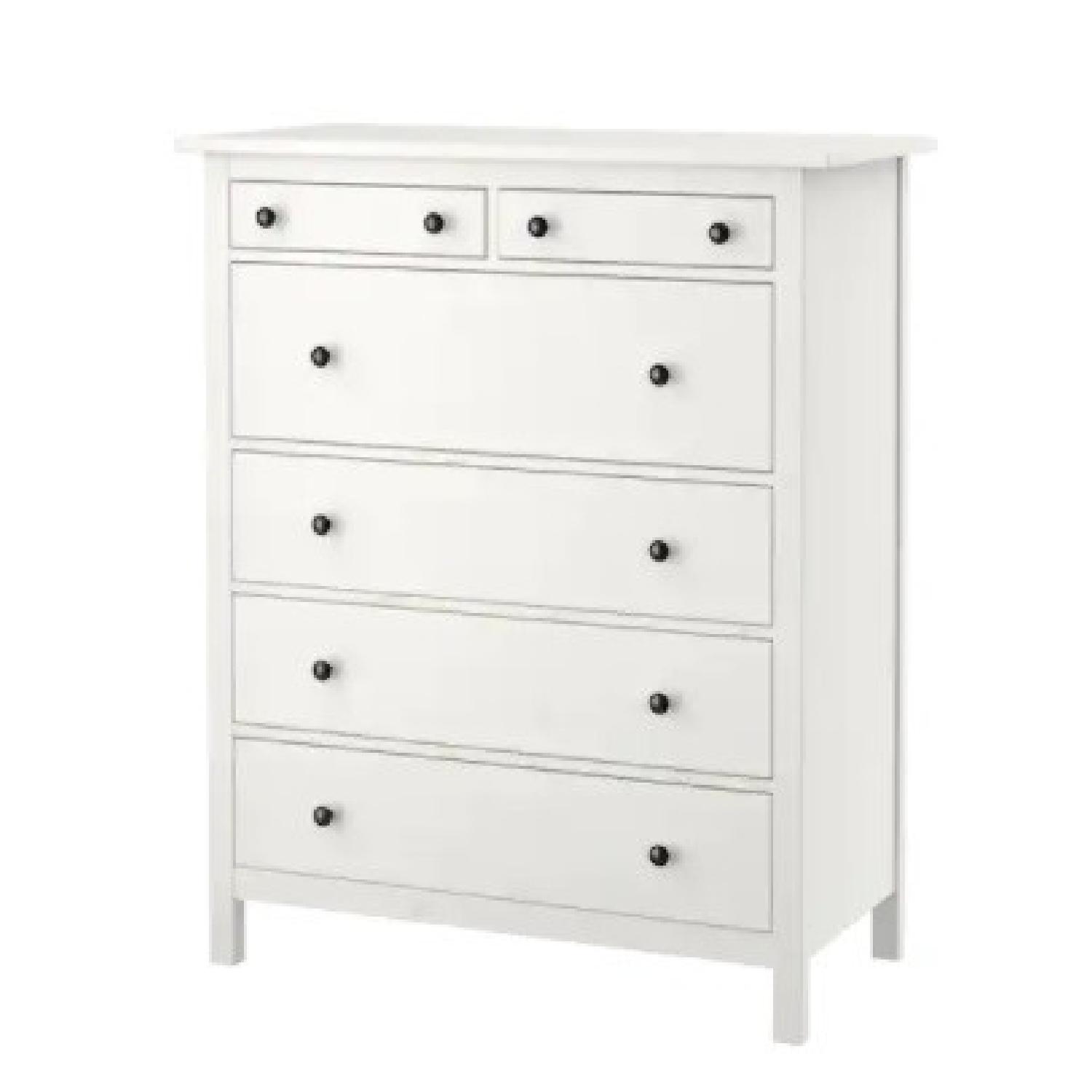 IKEA Hemnes White Gloss Dresser AptDeco