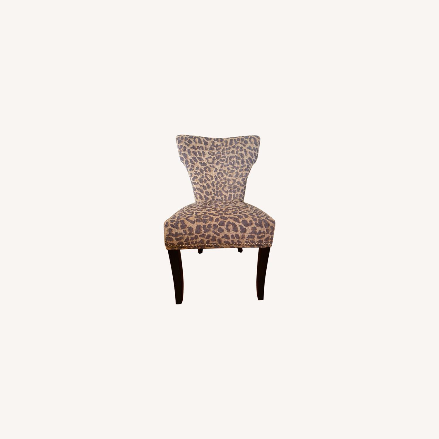 Animal Print Accent Chair - image-0