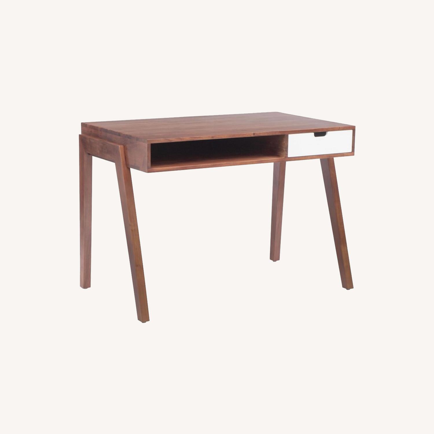 Zuo Modern Walnut Linea Desk - image-0