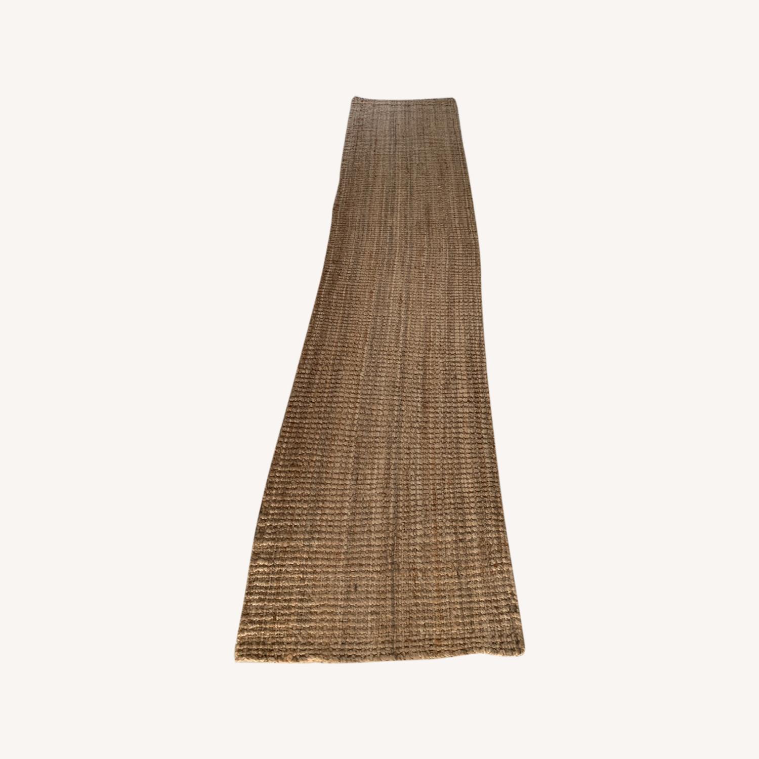 West Elm Jute Boucle Rug Runner AptDeco