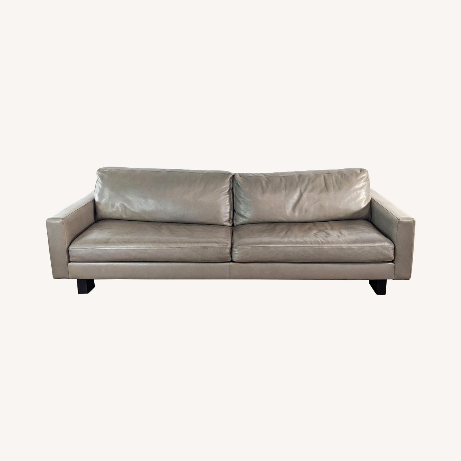 Room & Board Pierson Leather Sofa AptDeco