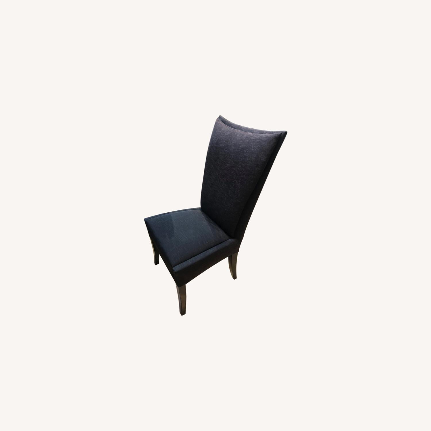 Black Cushion High Back Dining Chairs AptDeco