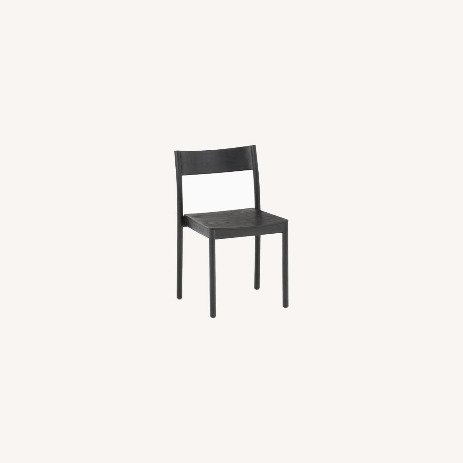 West Elm Berkshire Dining Chair, Black, Set of 2 - image-0