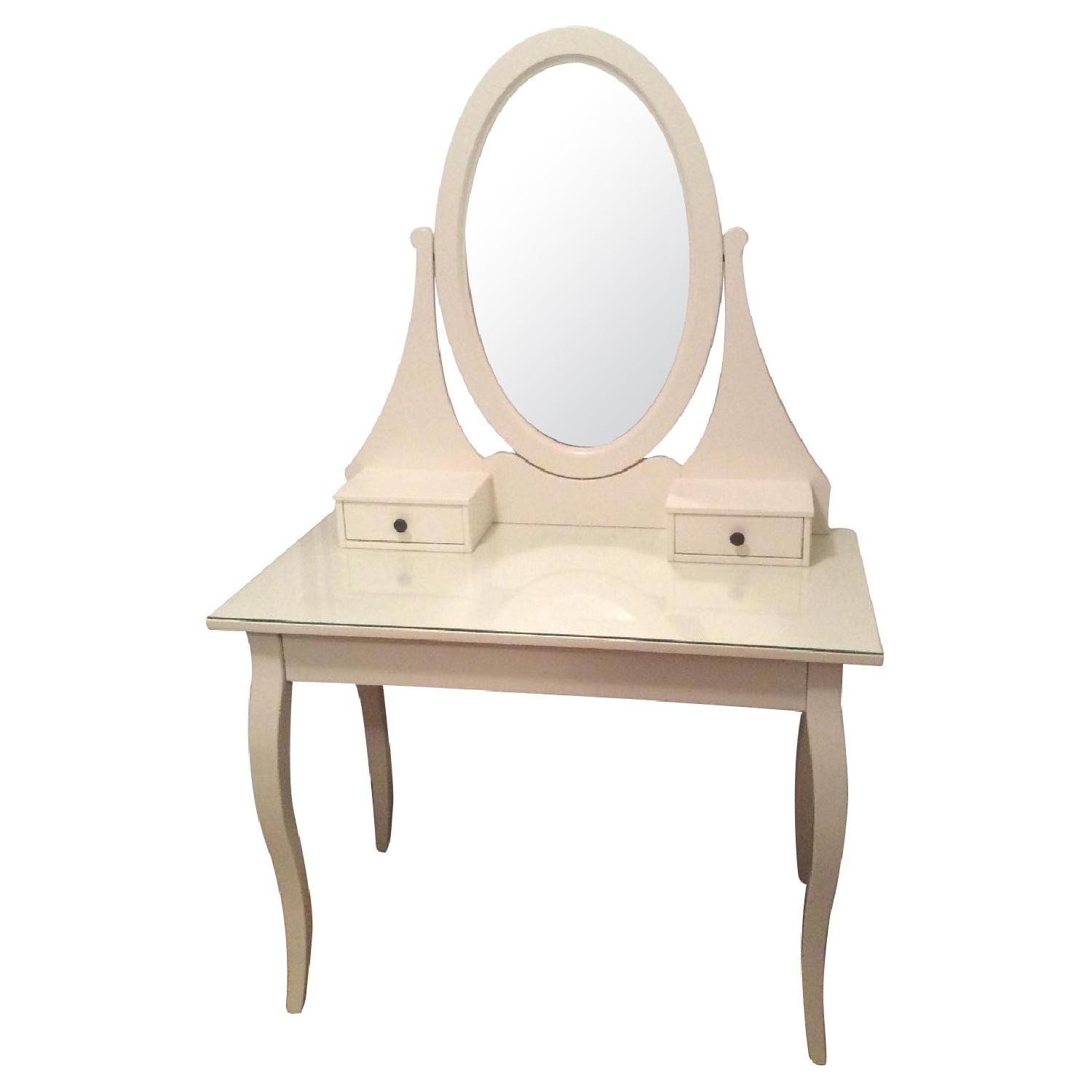 grey ikea dressing table