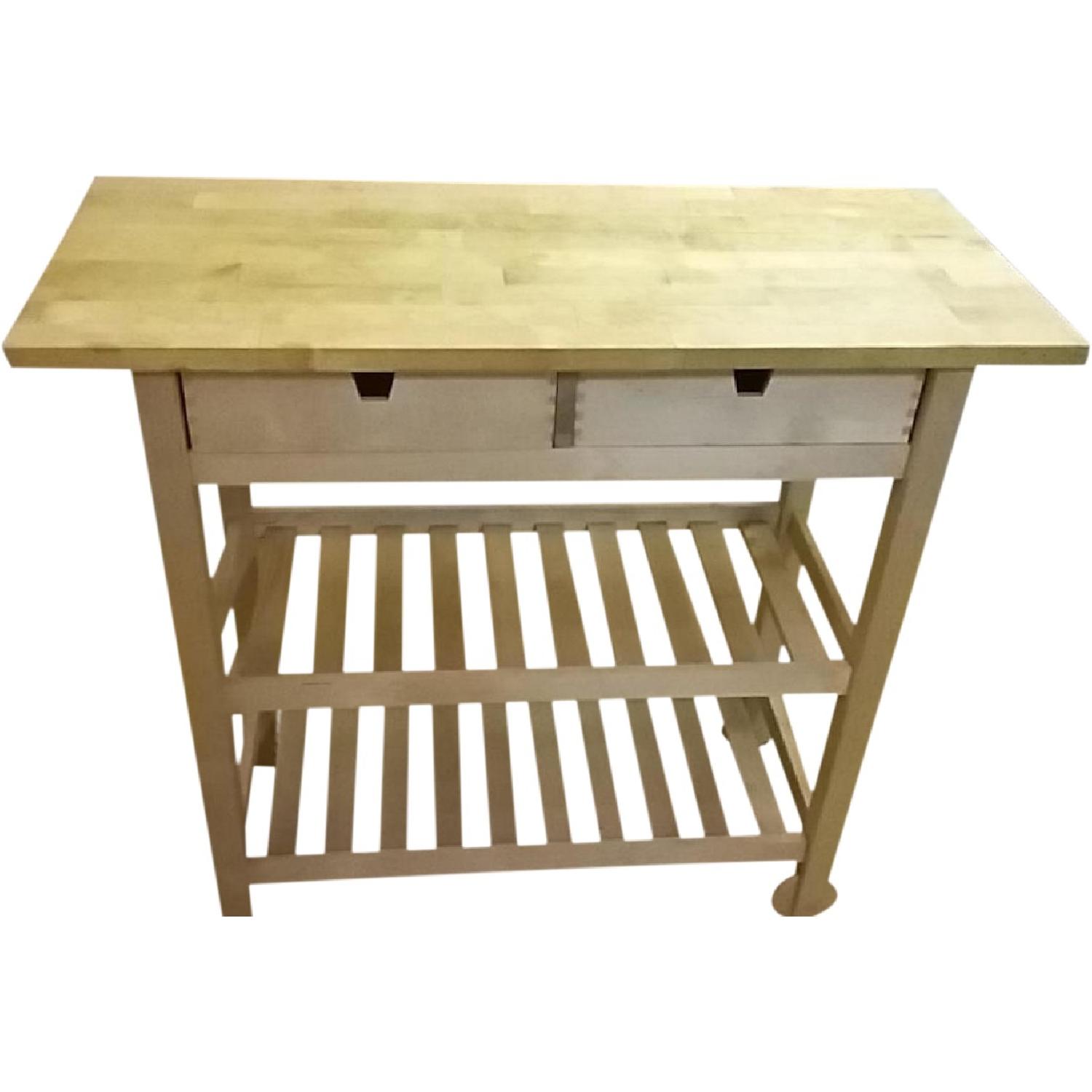 West Elm Kitchen Cart AptDeco