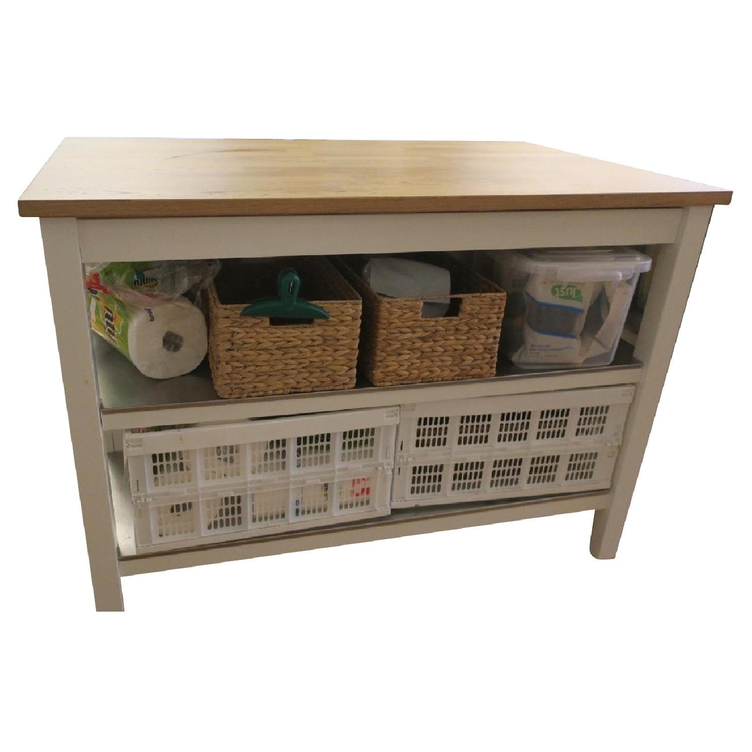 Ikea Stenstorp Kitchen Island - AptDeco