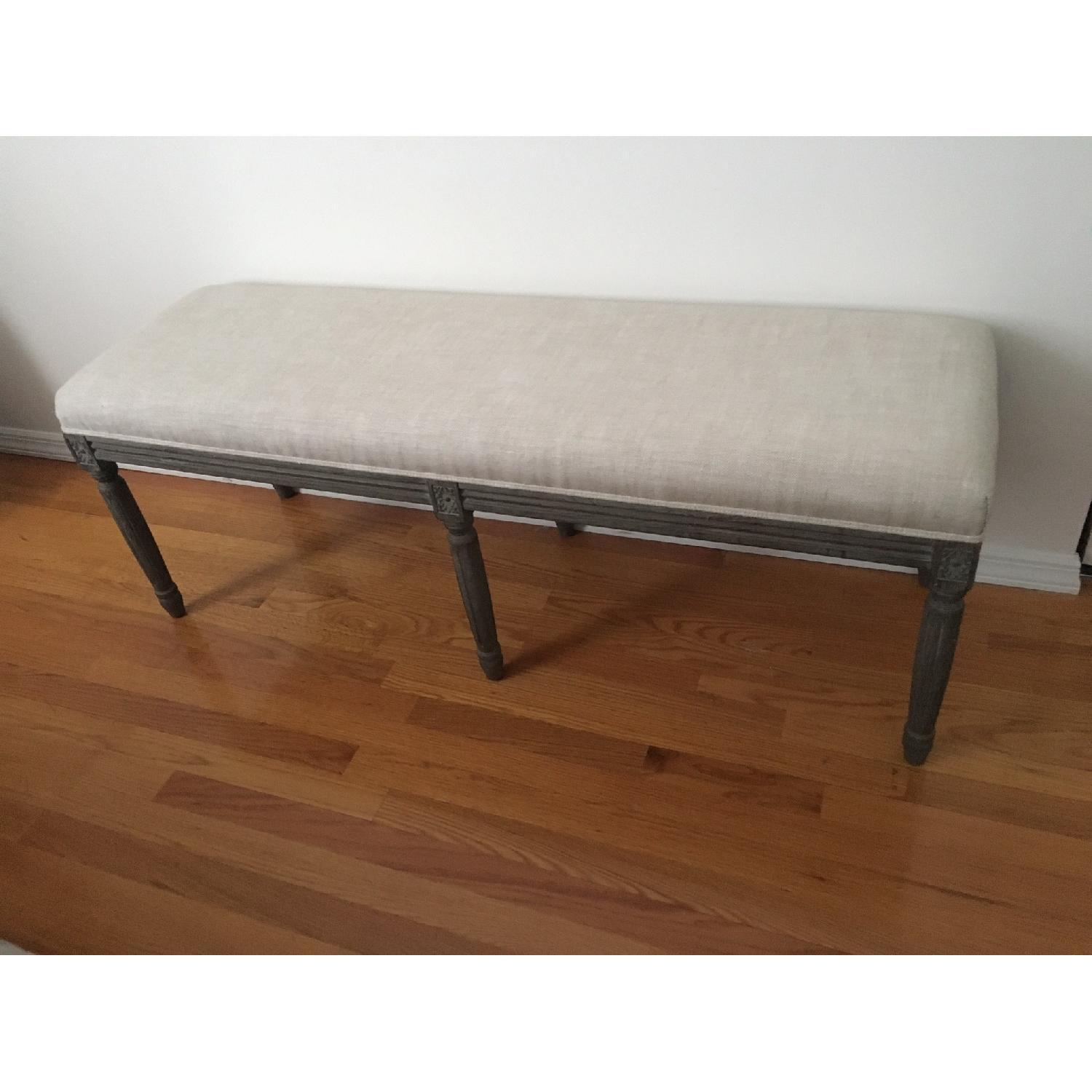 Restoration Hardware Louis Bench - image-1