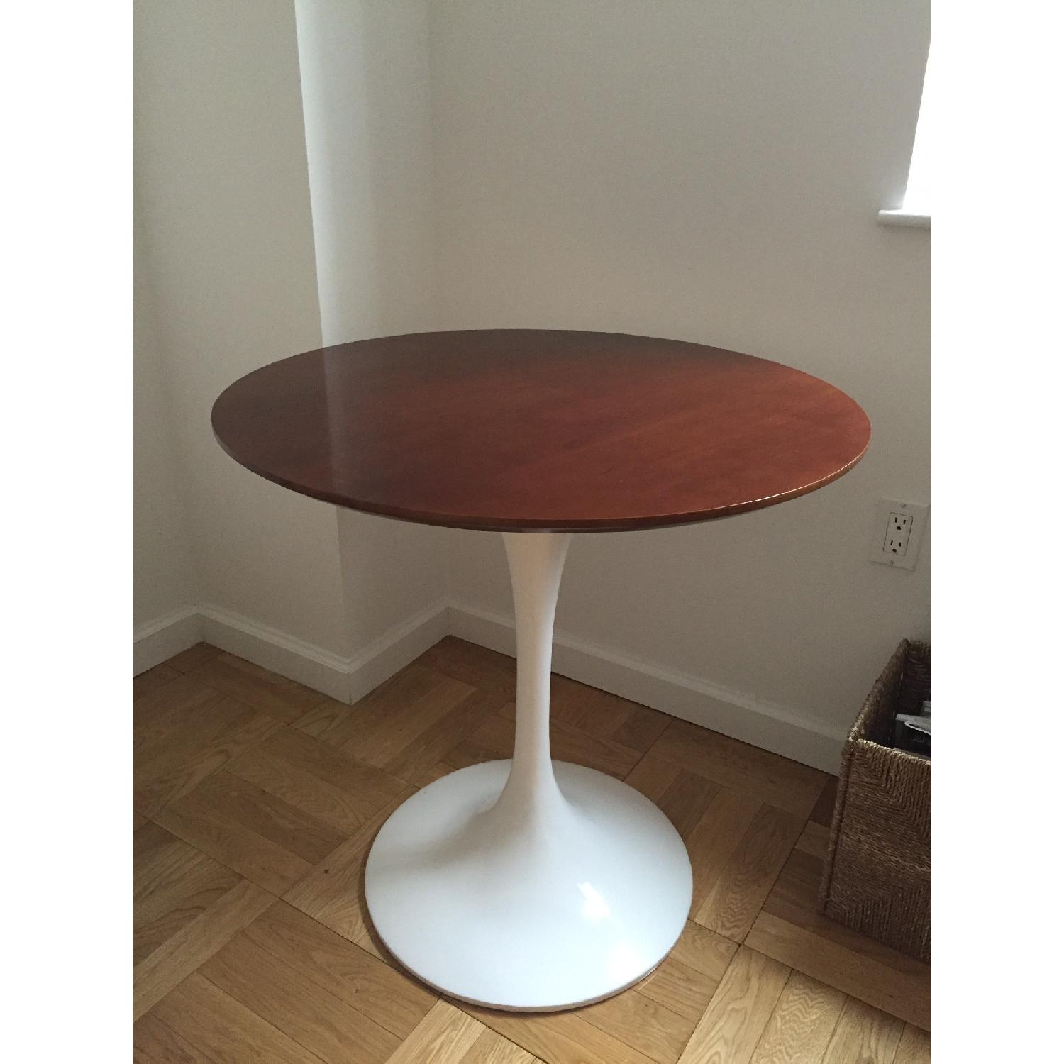 Dot & Bo Walnut Tulip Base Round Dining Table - image-1
