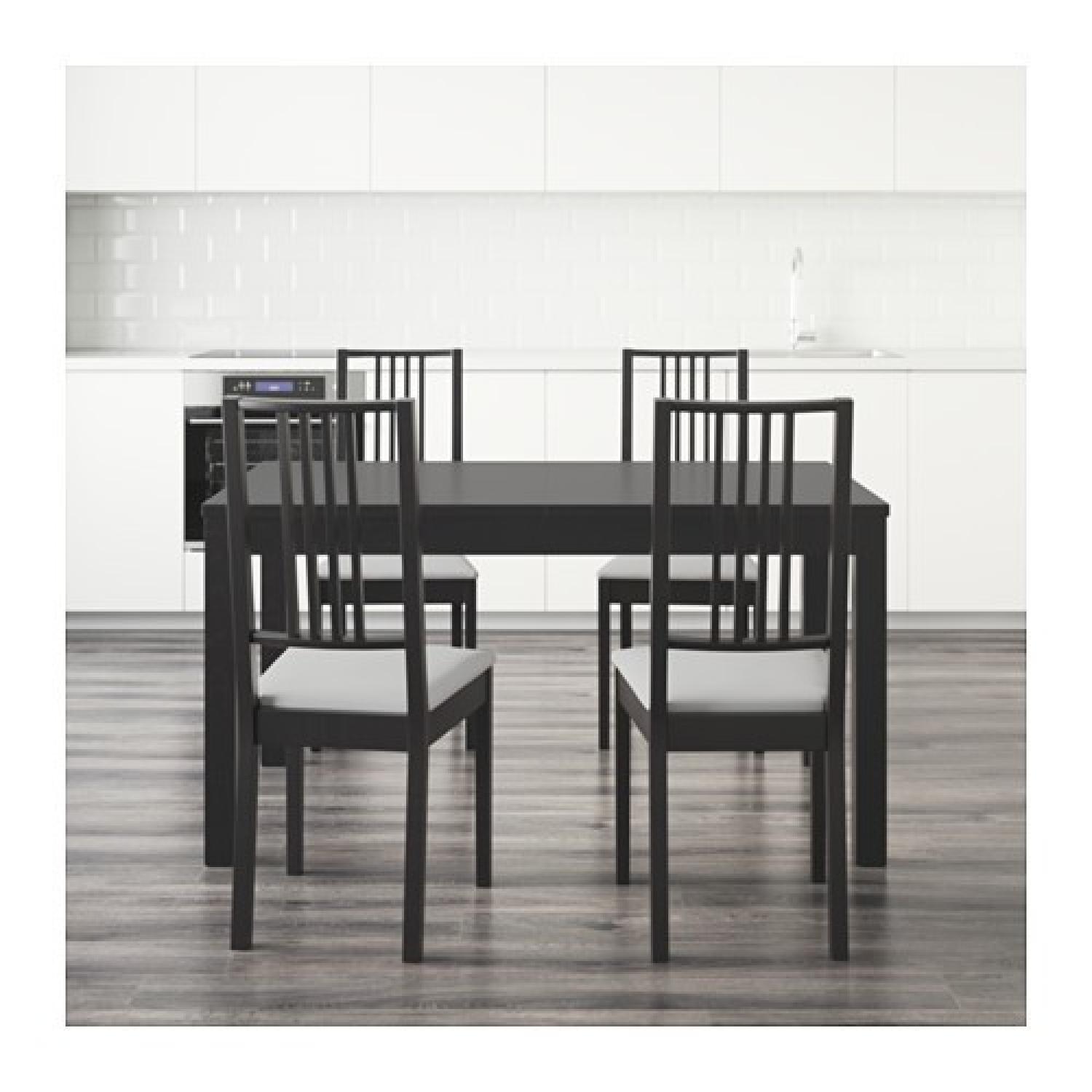 Ikea Bjursta Extendable Table w/ 4 Chairs - image-2