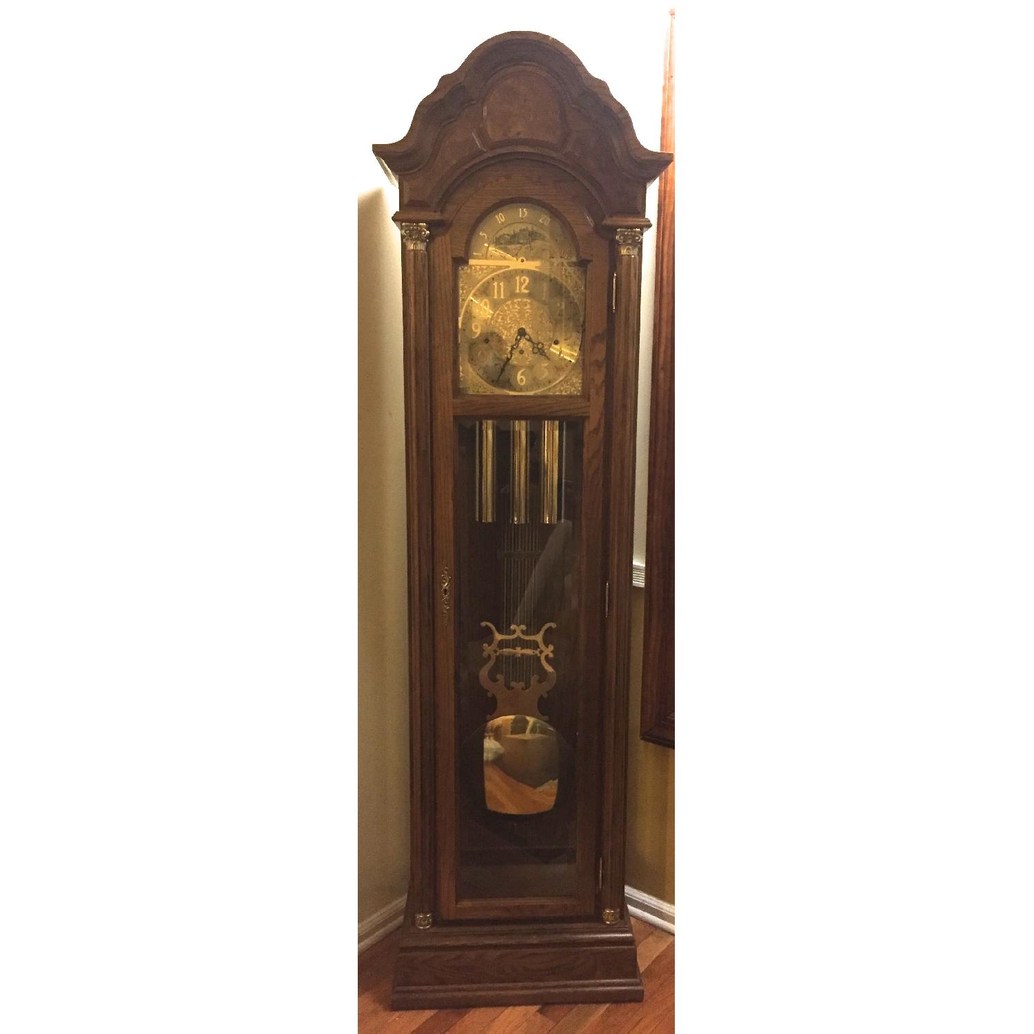 Pearl Grandfather Clock AptDeco