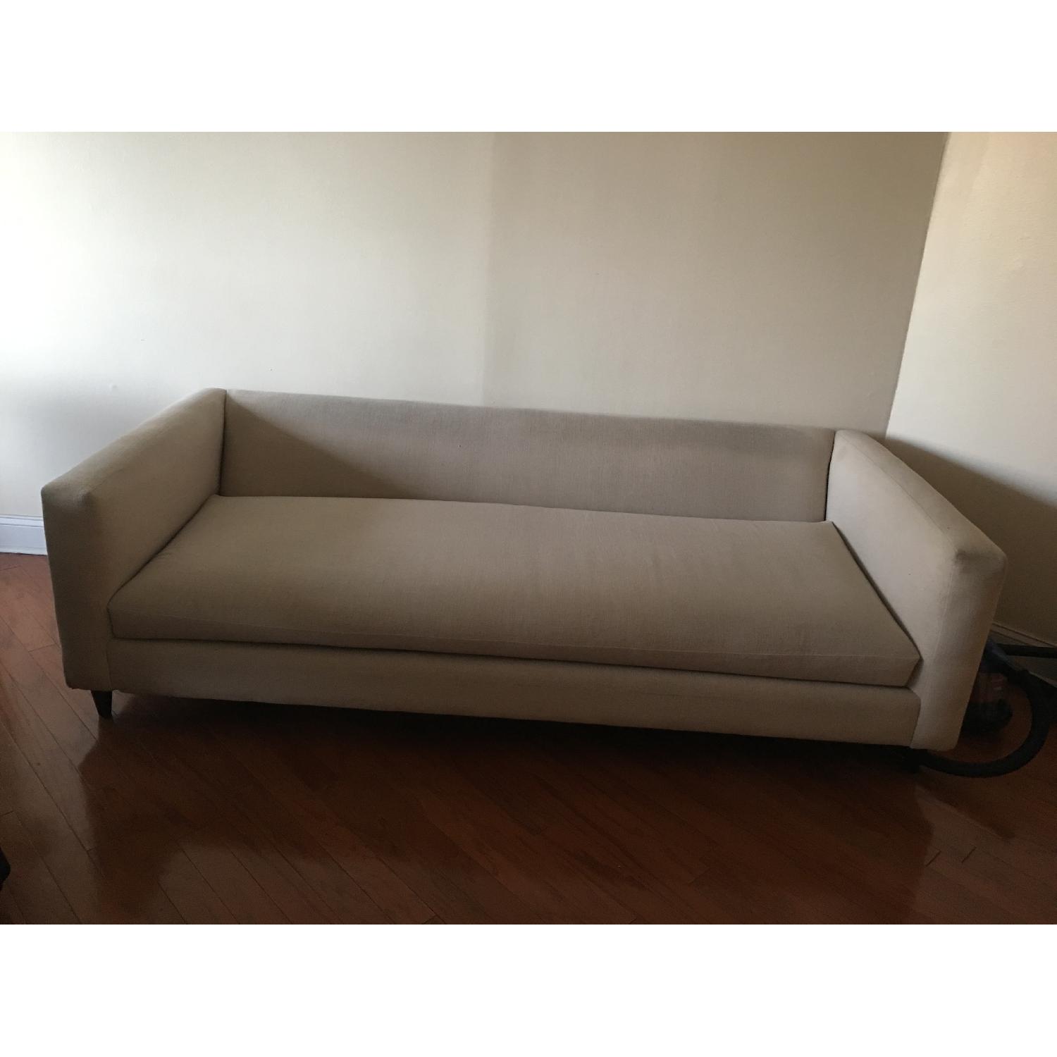 CB2 Cream Movie Sofa - image-1