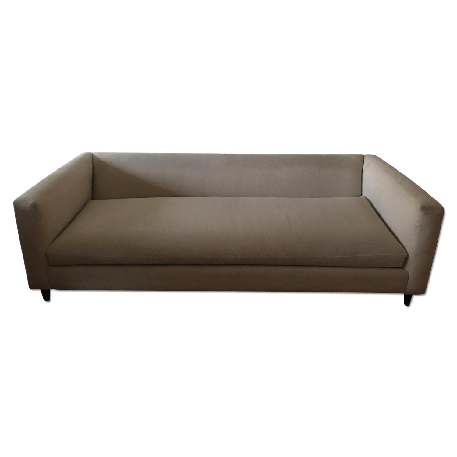CB2 Cream Movie Sofa AptDeco