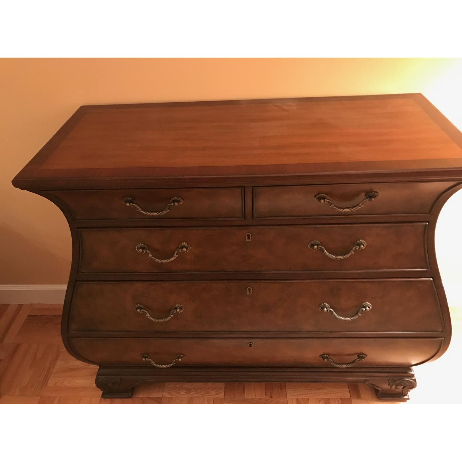 Ethan Allen Bombe Chest - image-1