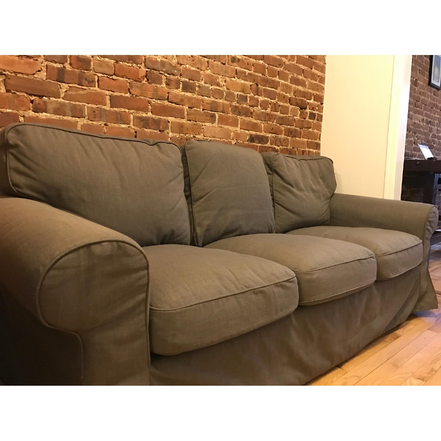 Ikea Ektorp Sofa in Nordvalia Dark Gray - image-2