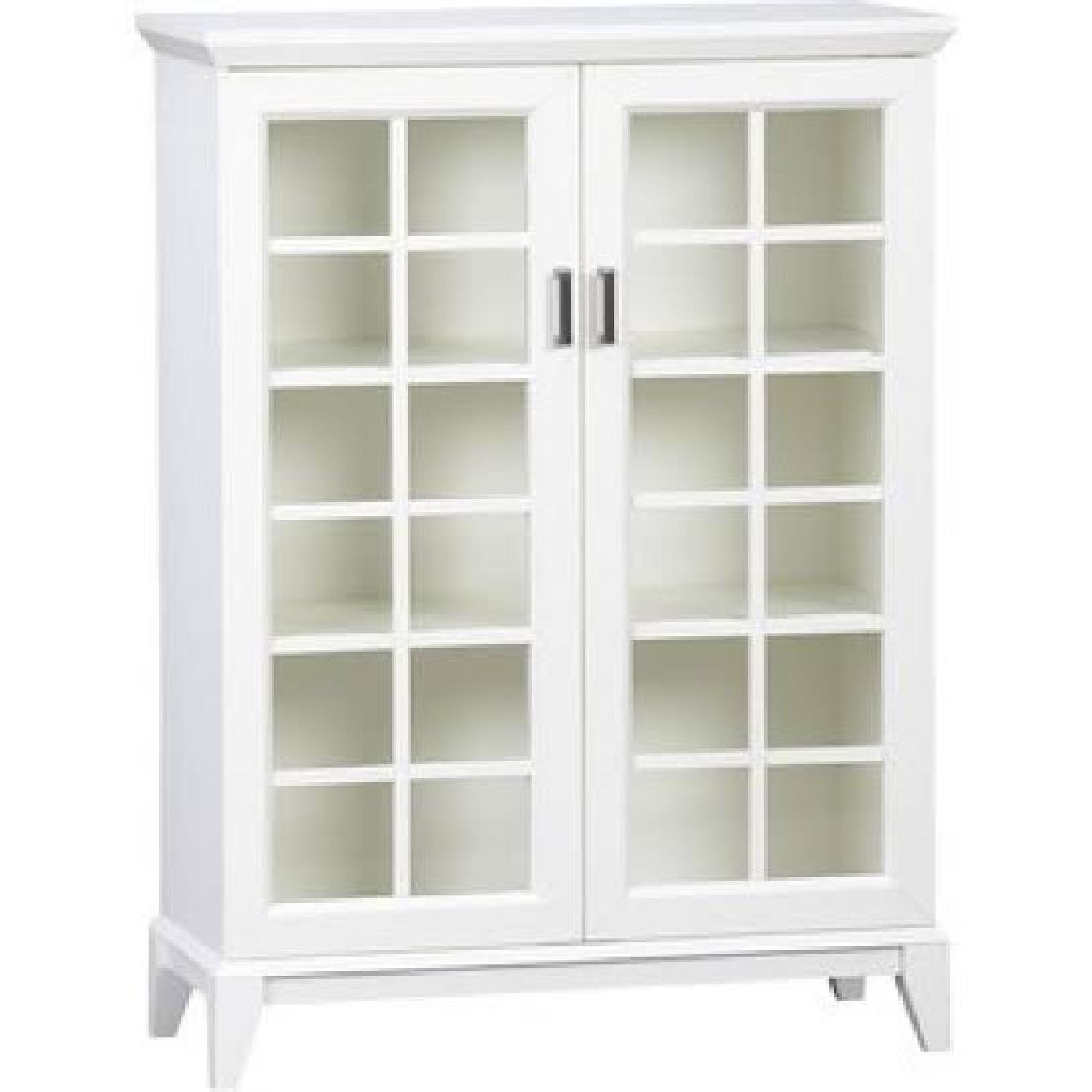 Crate & Barrel Paterson White China Cabinet - image-10