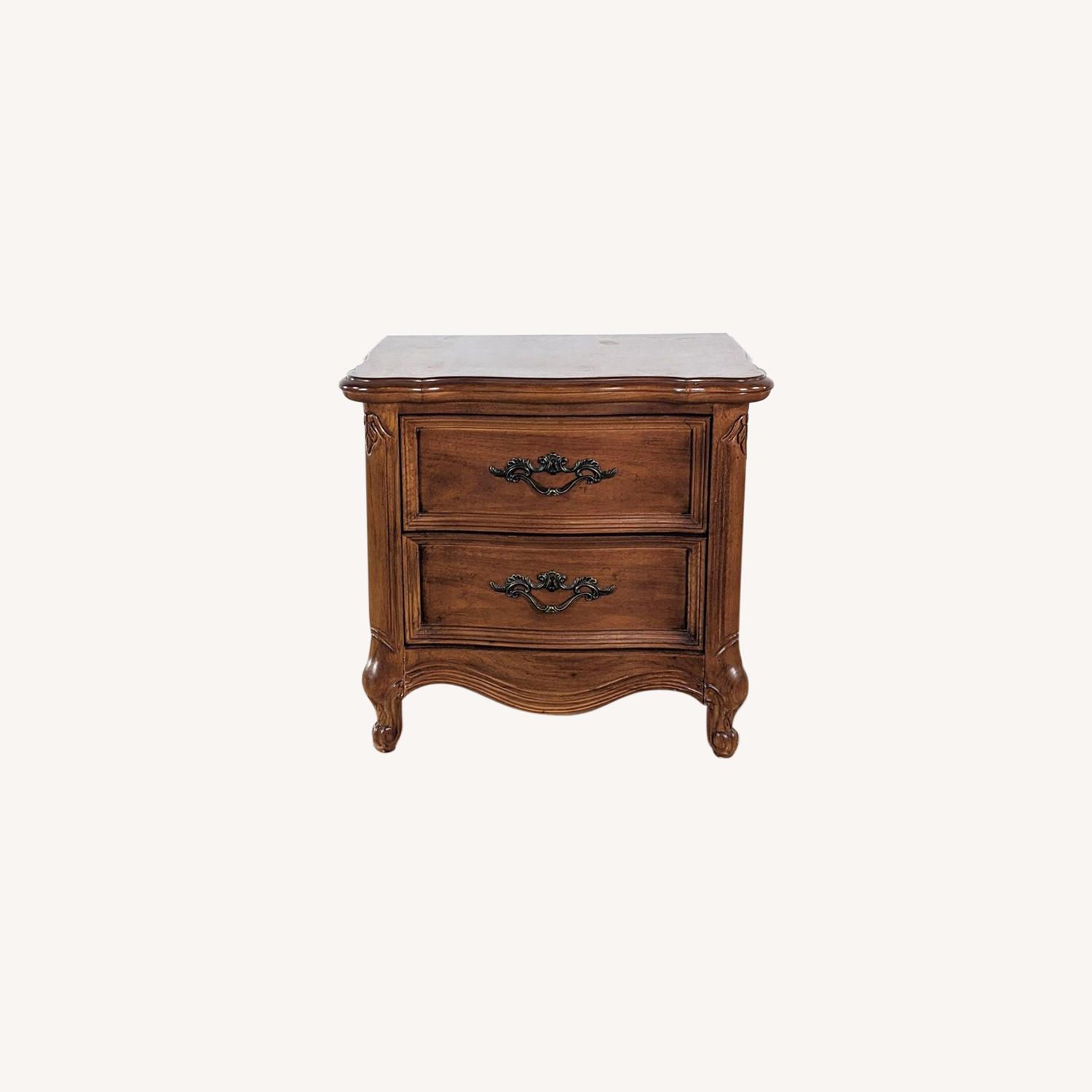 Vintage Lexington Two Drawer Nightstand - image-0