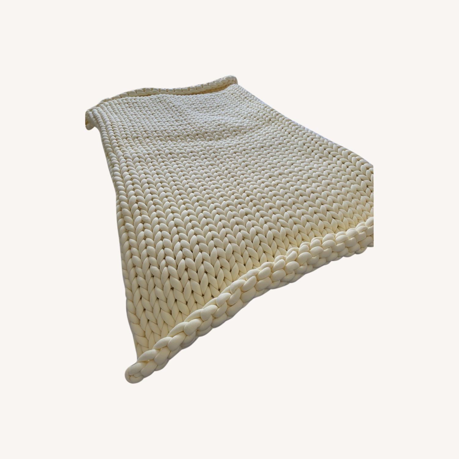 Serenity Handmade Throw Blanket Yasaa Brand AptDeco