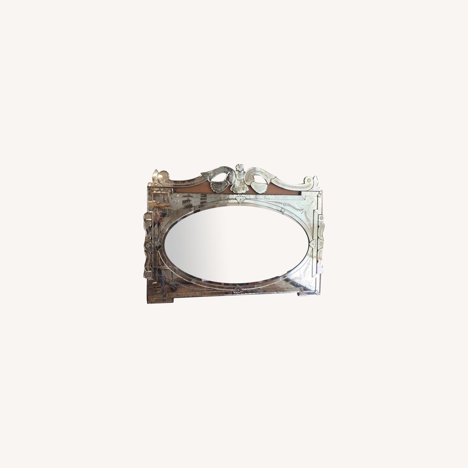 Venetian Etched Glass Mirror - image-0