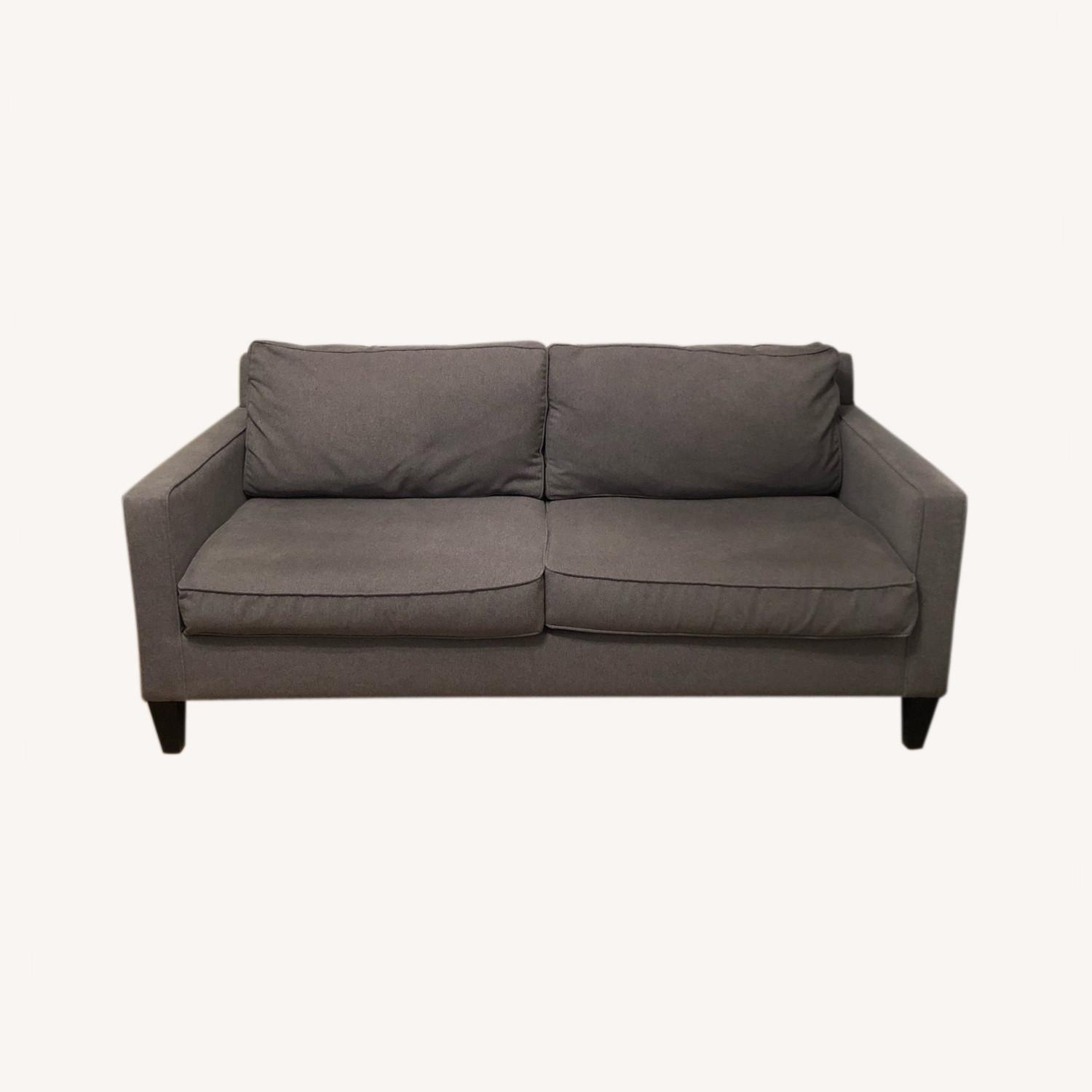 West Elm Heath Gray Sofa AptDeco