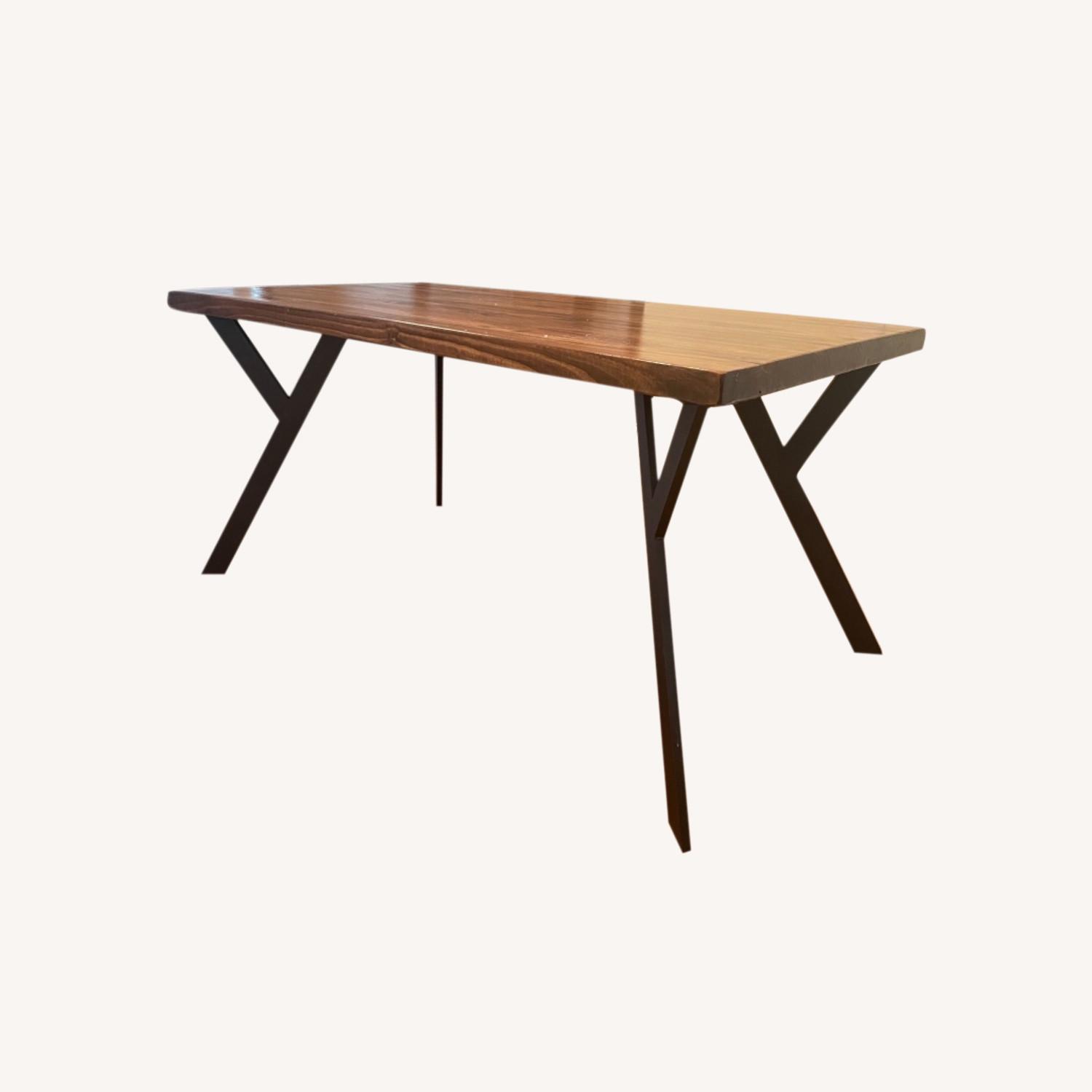 Solid Wood Dining Table - AptDeco