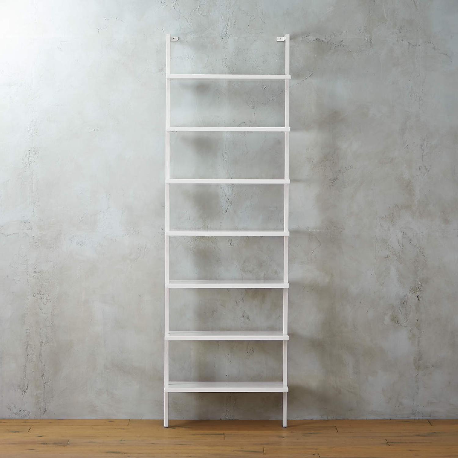 CB2 High Gloss Stairway Ladder Bookcase - image-4