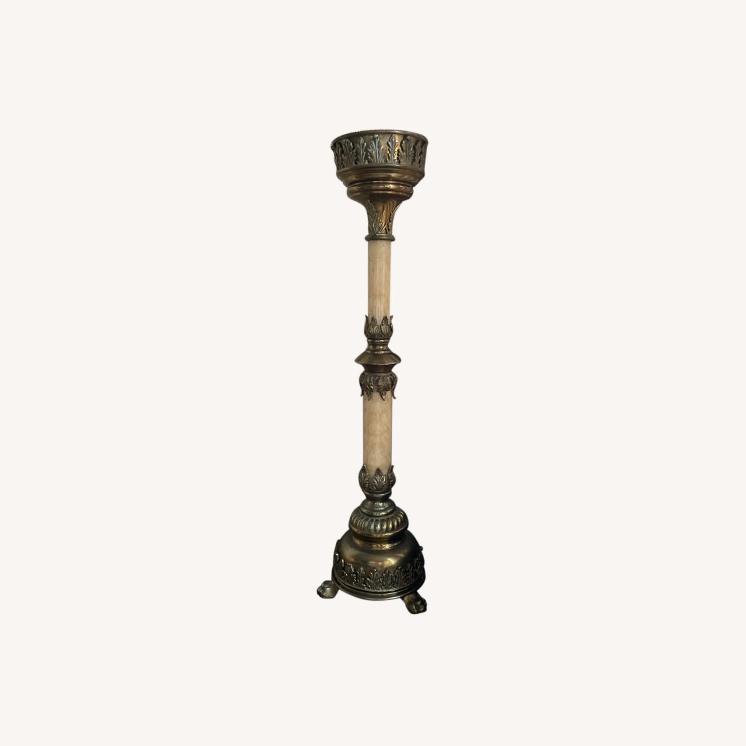 Antique Floor Candelabra (AD Mag Featured) AptDeco
