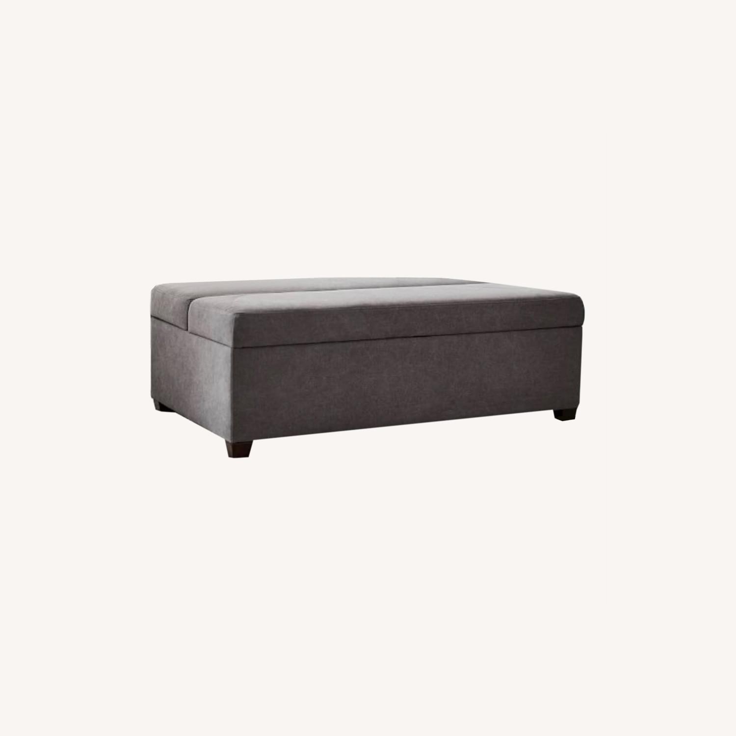 Pottery Barn Sleeper Ottoman - image-0