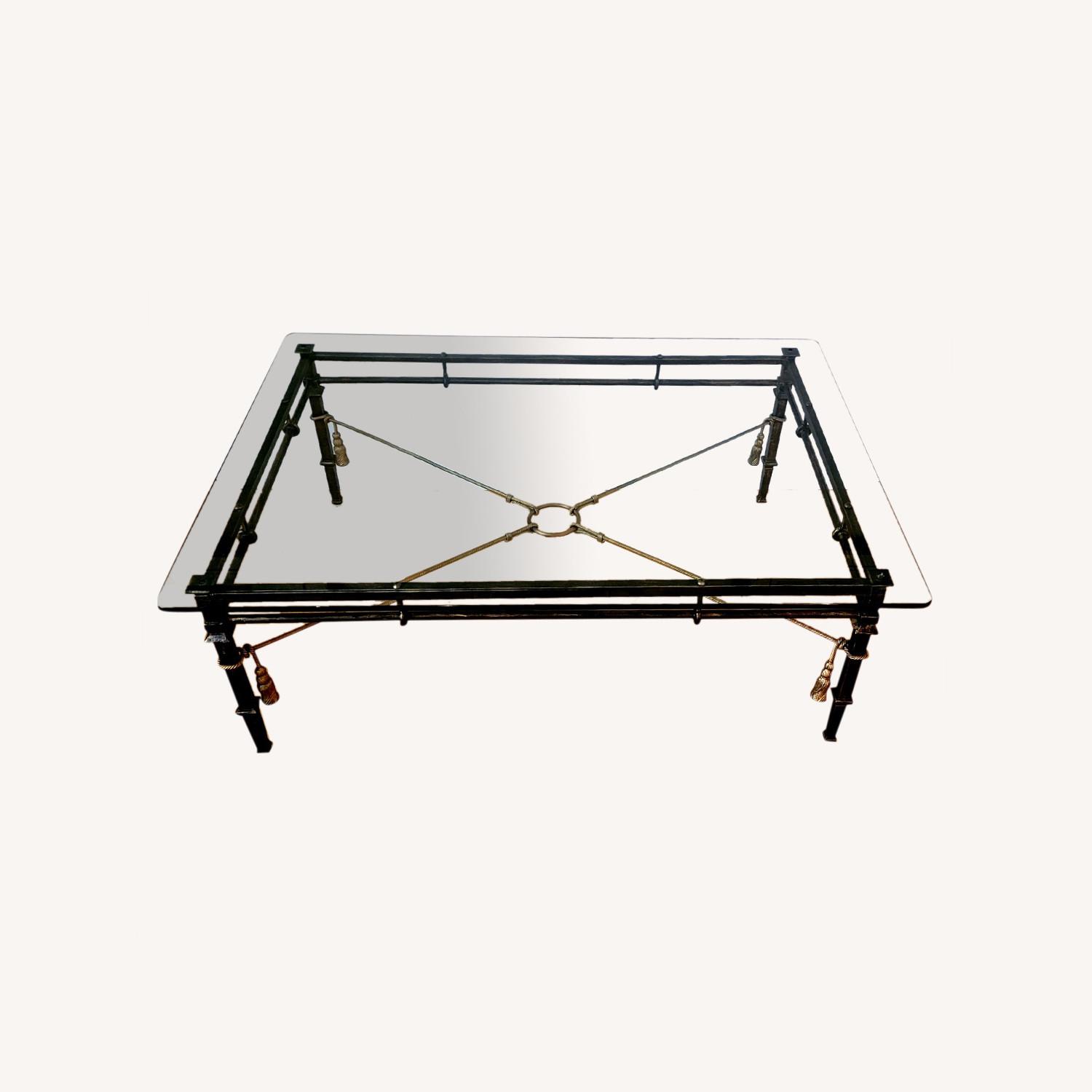 Glass Cocktail Table with Unique Design - image-0