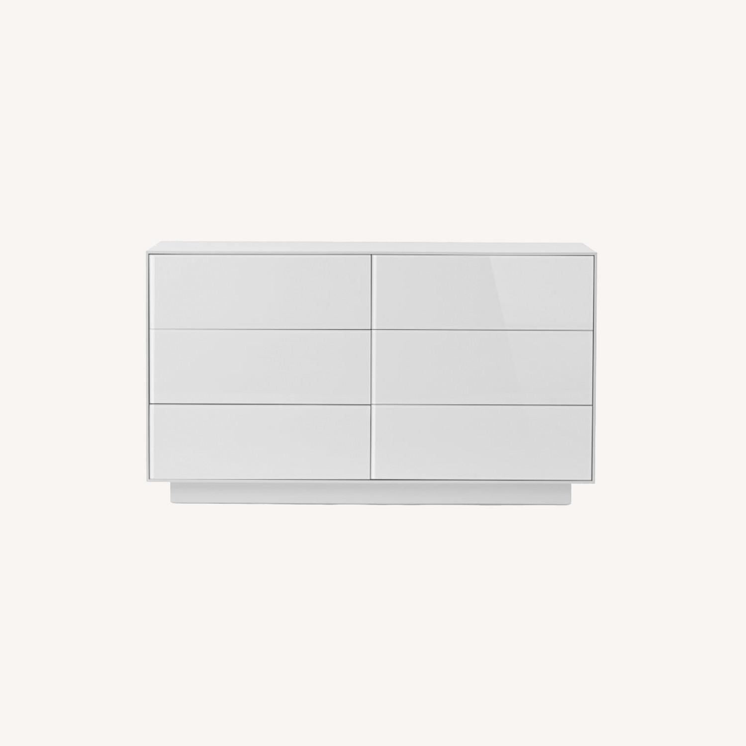 West Elm Emilia 6Drawer Kids Dresser White AptDeco