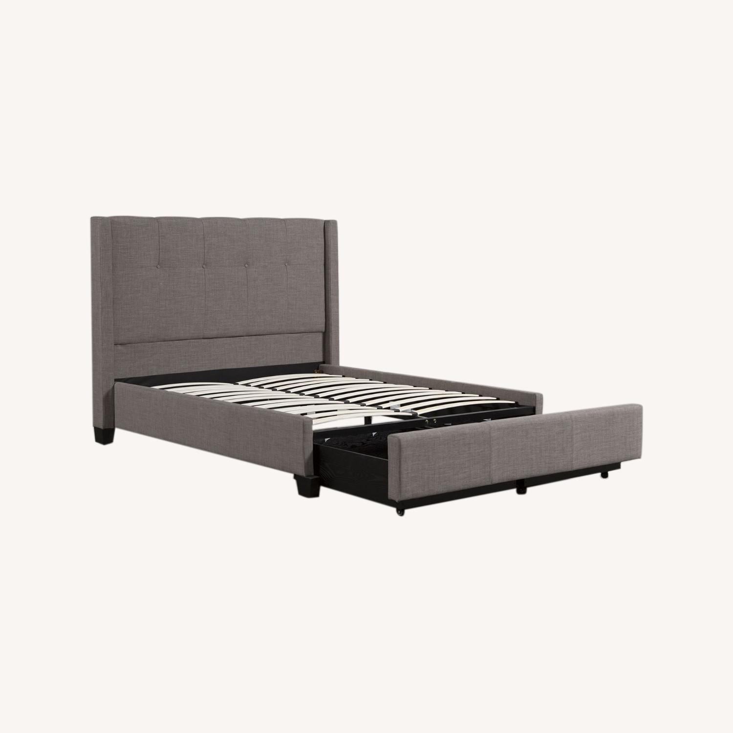 Living Spaces King Size Bed With Storage AptDeco