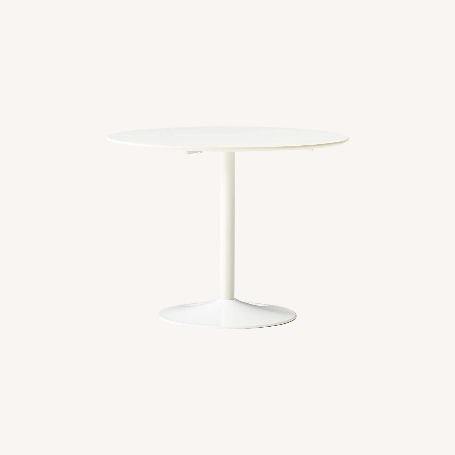 CB2 Odyssey White Dining Table - AptDeco