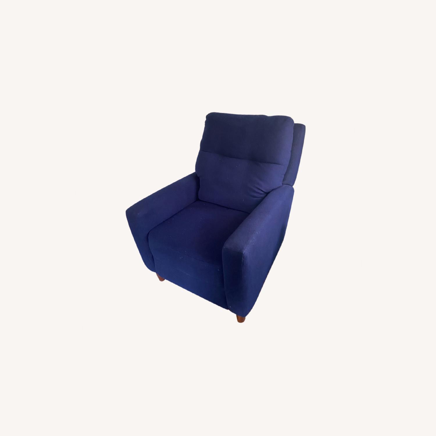 Comfy Blue Recliner - image-6