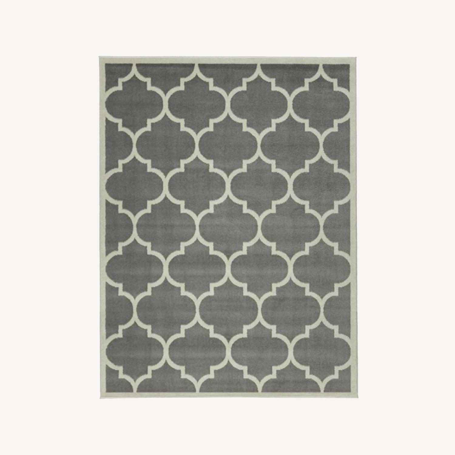 Clifton Light Grey Moroccan Area Rug AptDeco